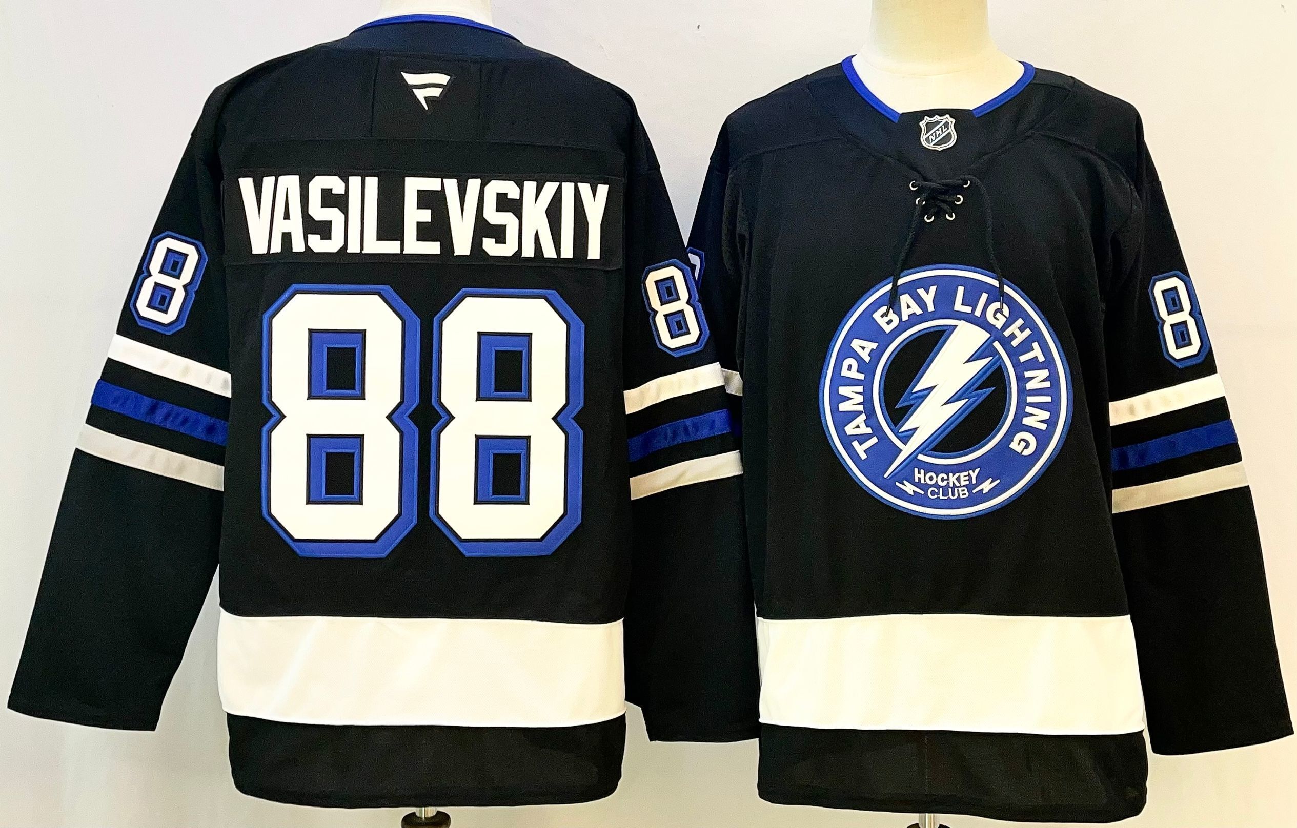 Men Tampa Bay Lightning #88 Vasilevskiy Black 2026 Adidias NHL Jersey style 003->tampa bay lightning->NHL Jersey
